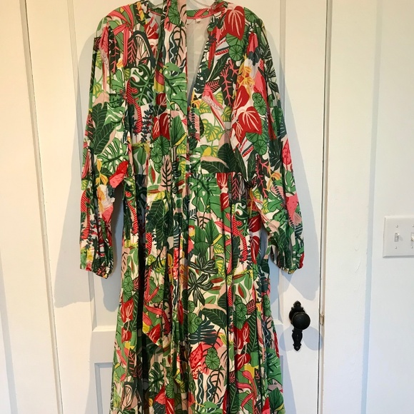 Boden Tropical Print Maxi Dress - Picture 1 of 5